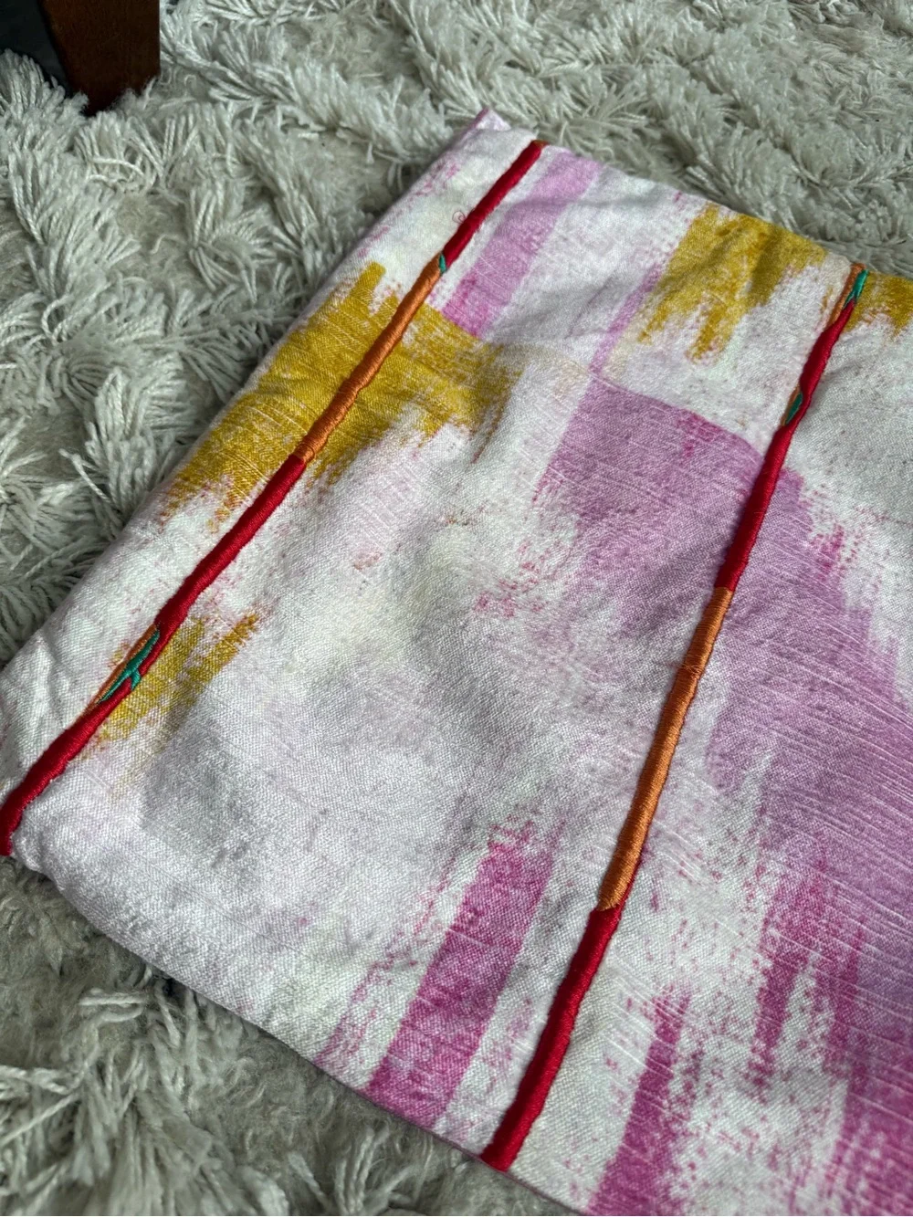 Anthropologie Velvet Katina Pillow 18x18